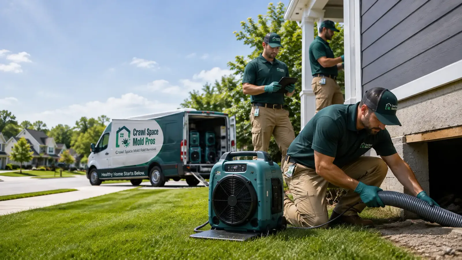 Crawl Space Mold Removal in Wayland, IA